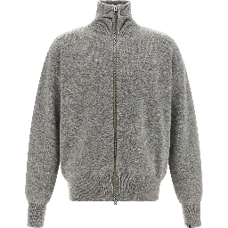 Gray Cashmere Cardigan