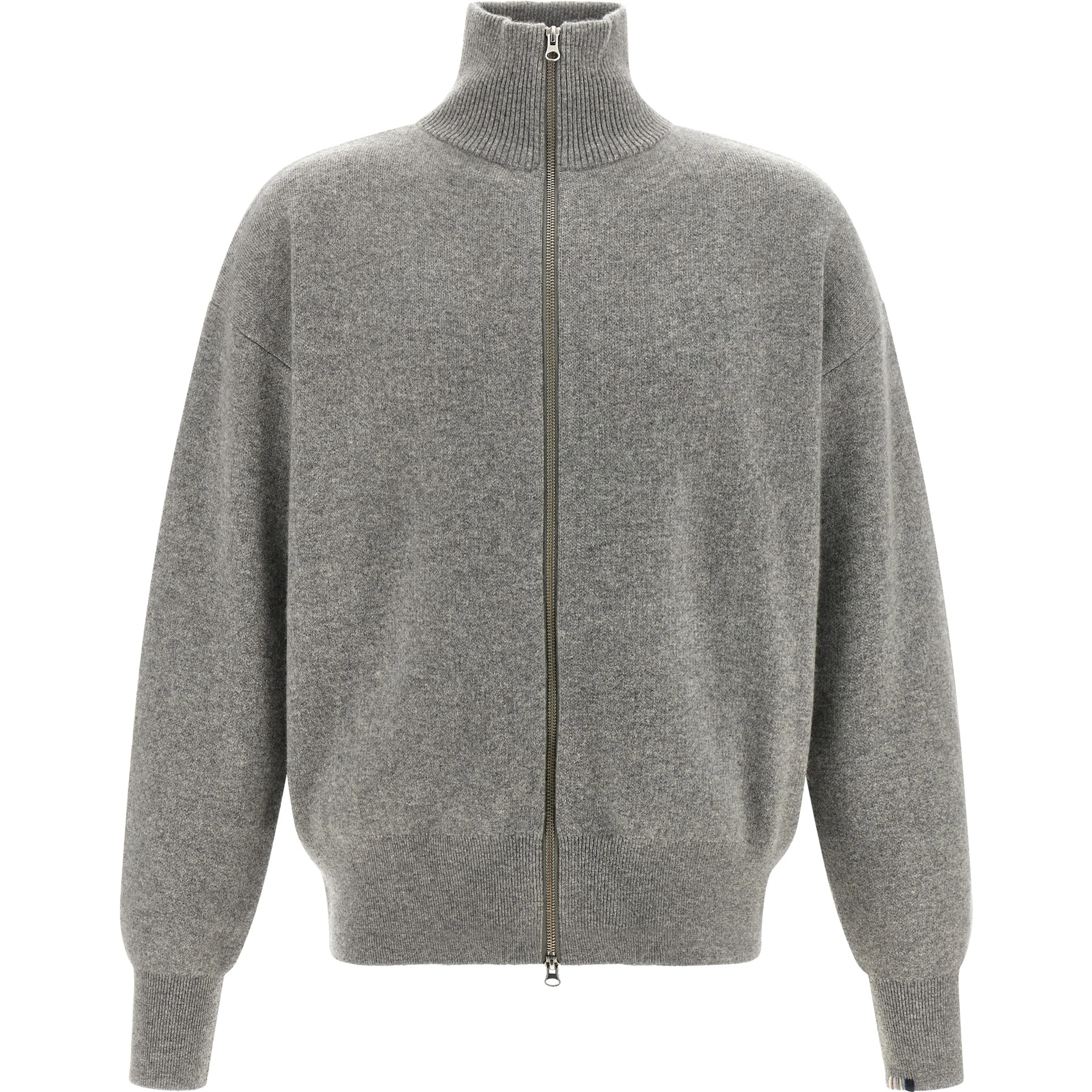 Gray Cashmere Cardigan