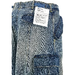 Blue Cotton Jeans Denim