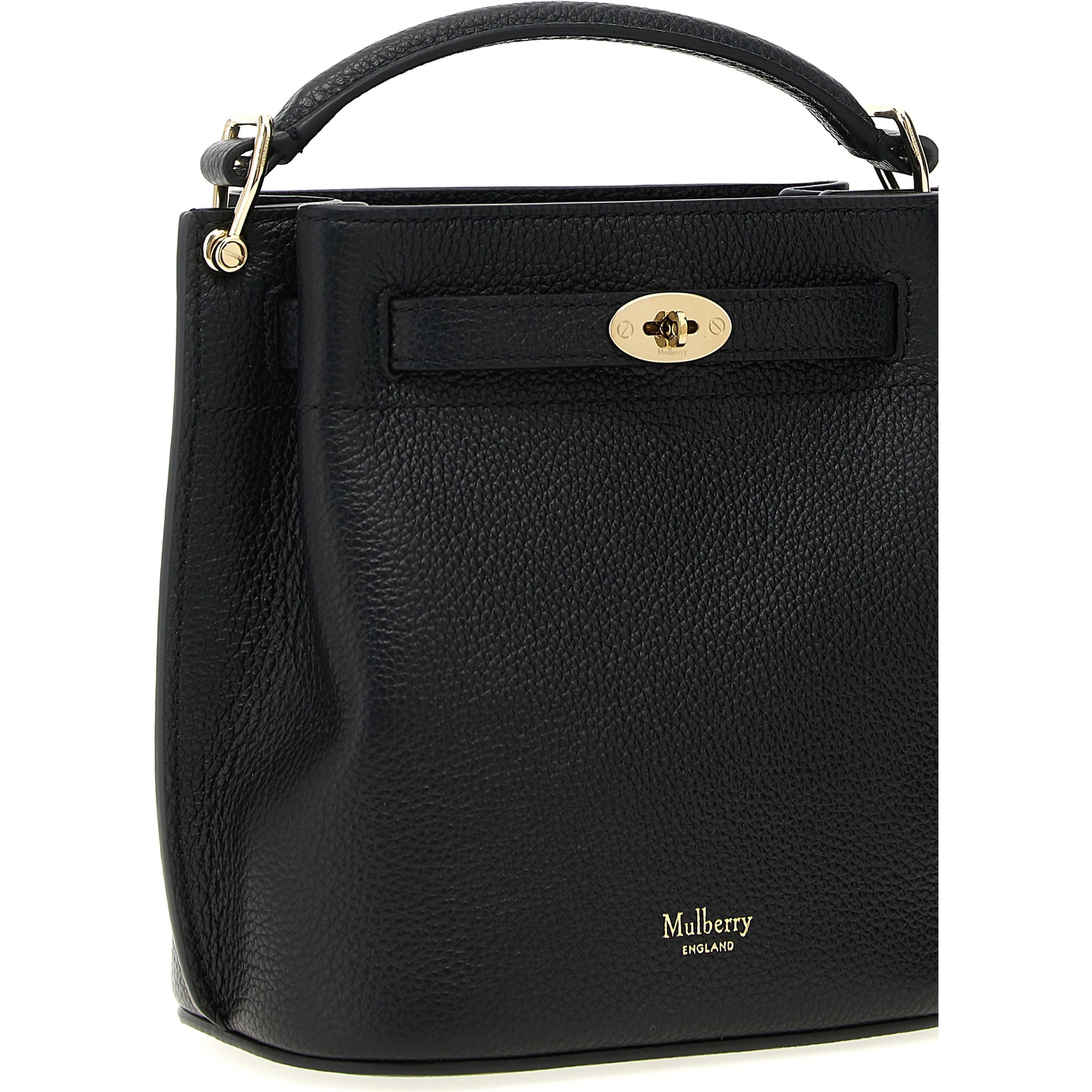 Black Calfskin Crossbody Bag