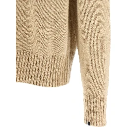 Beige Cashmere Cardigan