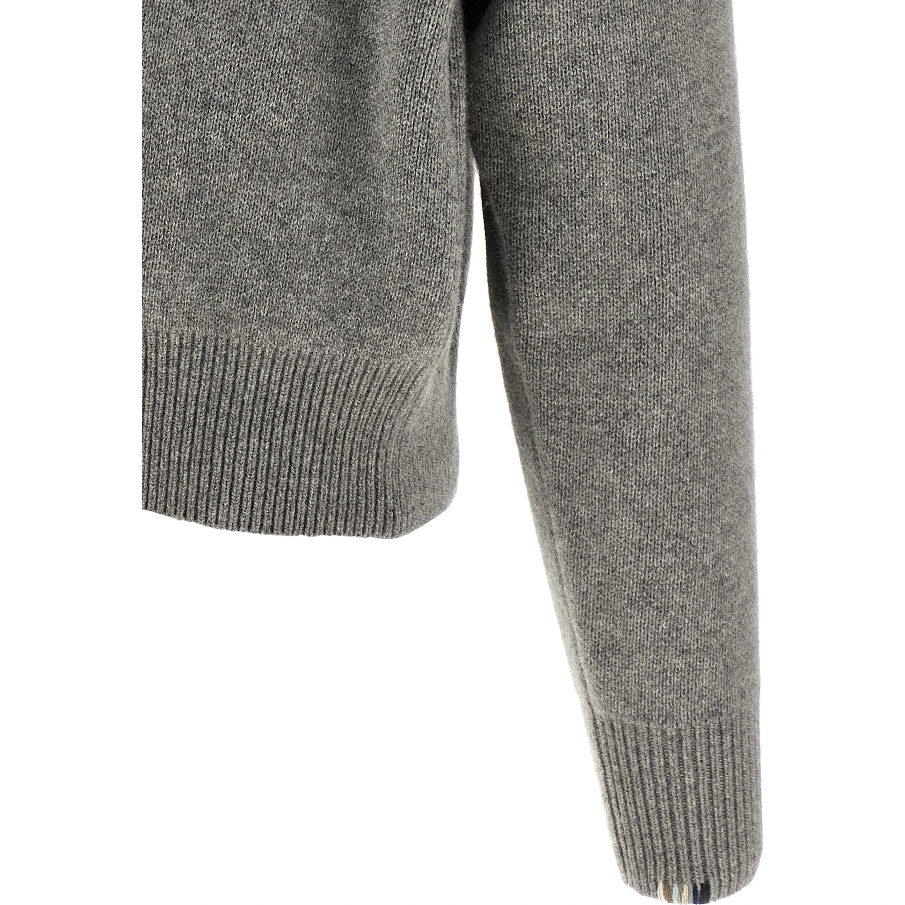 Gray Cashmere Cardigan