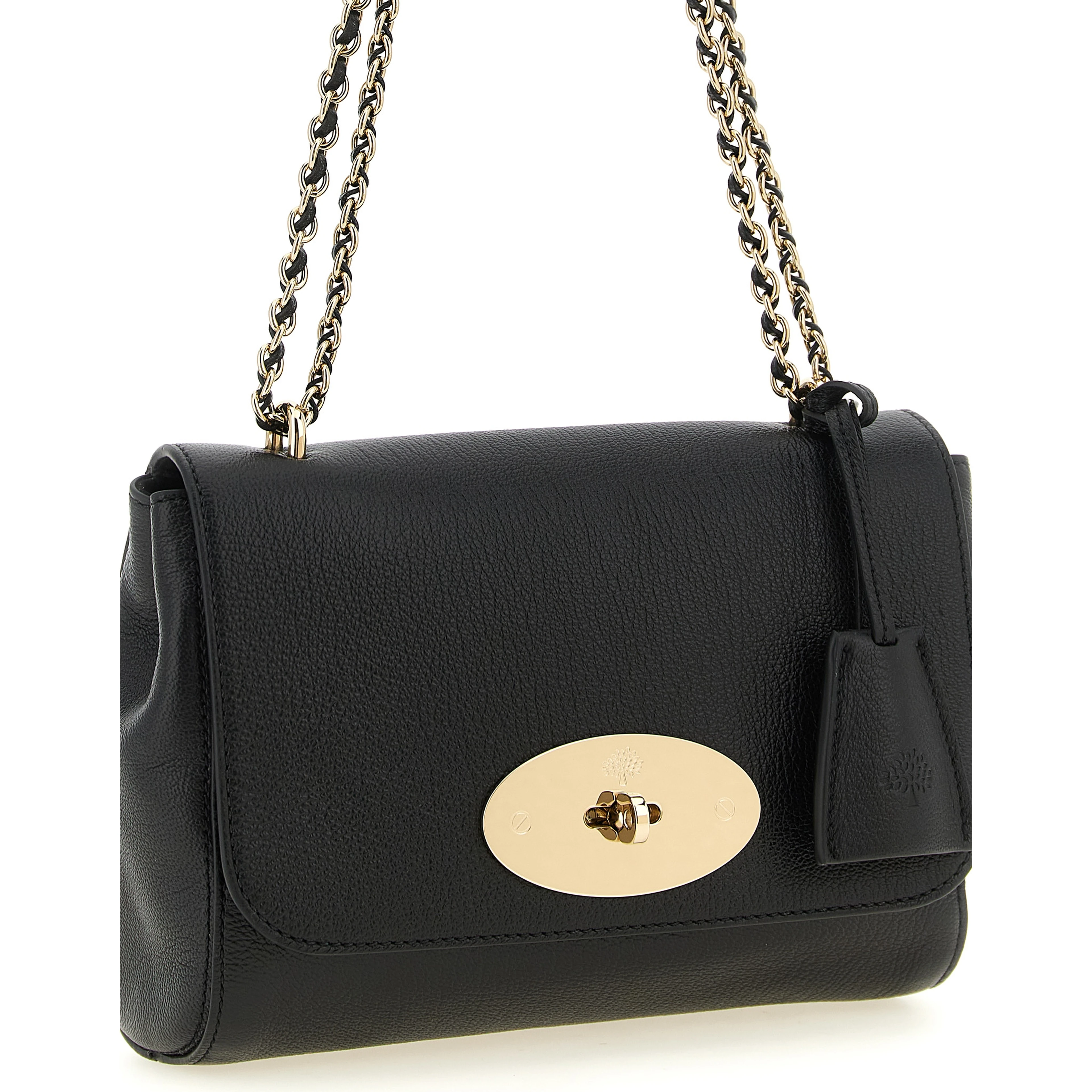 Black Goatskin Crossbody Bag