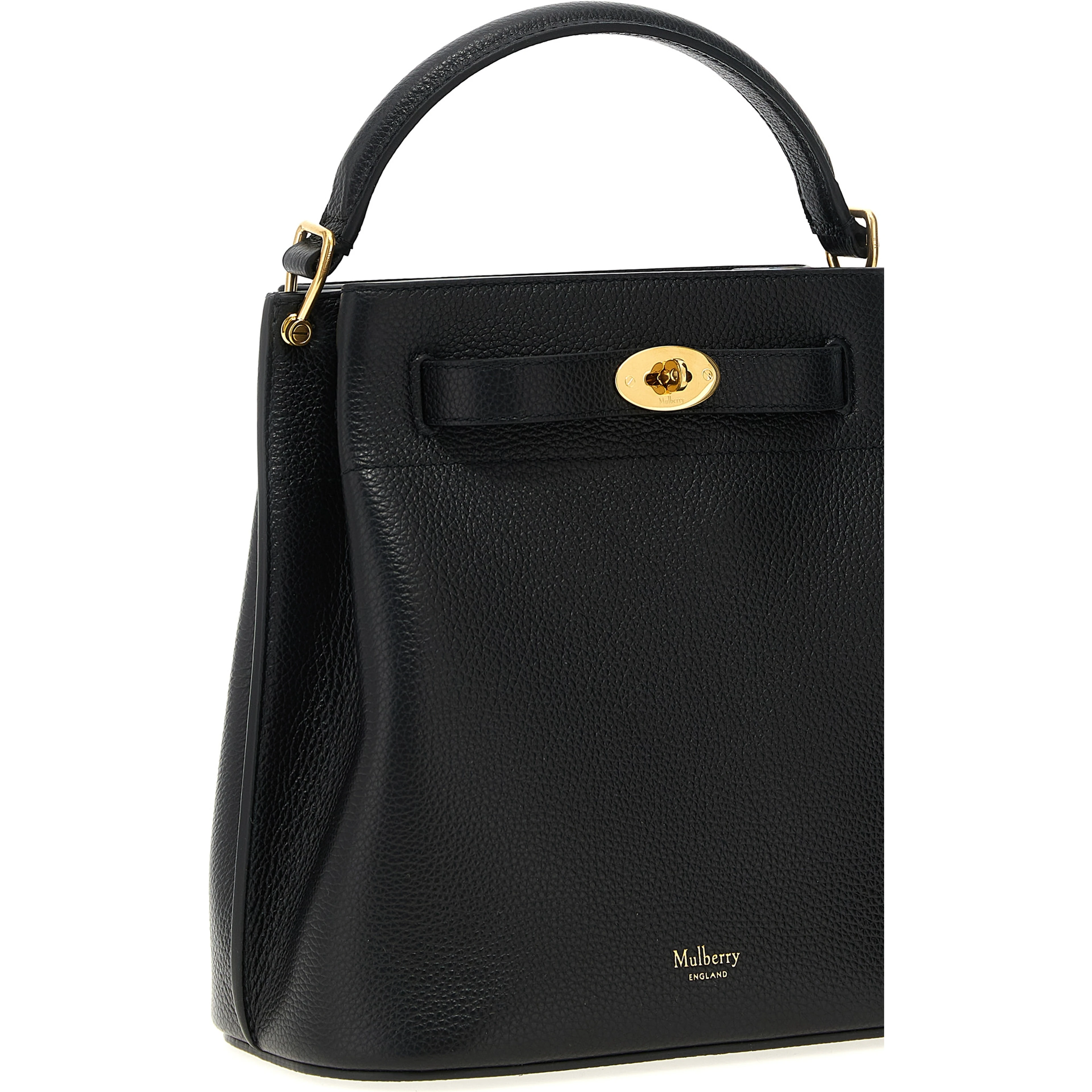 Black Calfskin Crossbody Bag