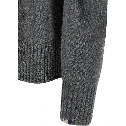 Gray Cashmere Cardigan