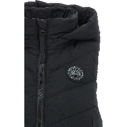 Black Polyamide Sleeveless Jacket