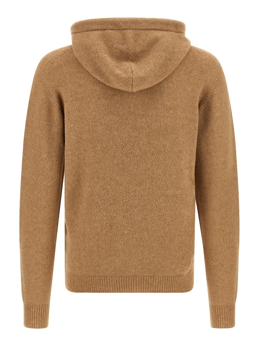 Beige Wool Cardigan