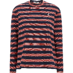 Multicolor Cotton Long Sleeve T-Shirt