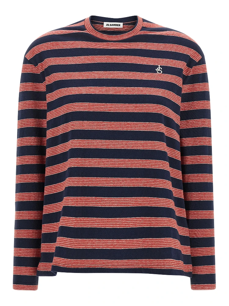 Multicolor Cotton Long Sleeve T-Shirt