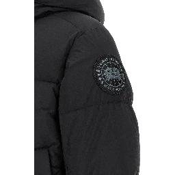 Black Polyamide Full-Length Jacket