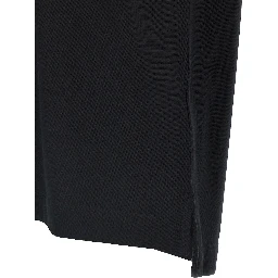 Black Cotton Polo Shirt