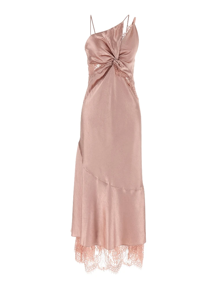 Multicolor Acetate Long Dress