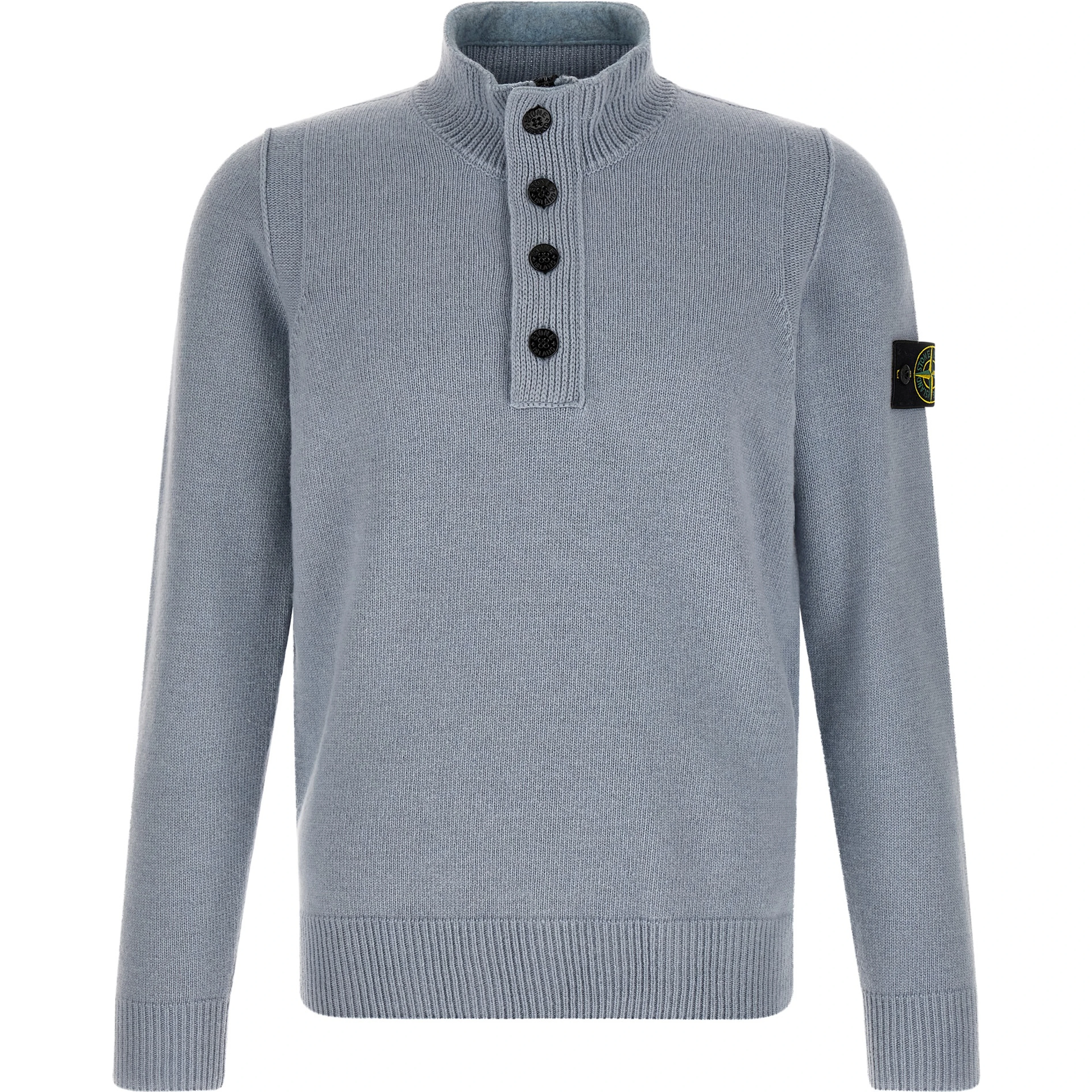 Blue Virgin Wool Cardigan