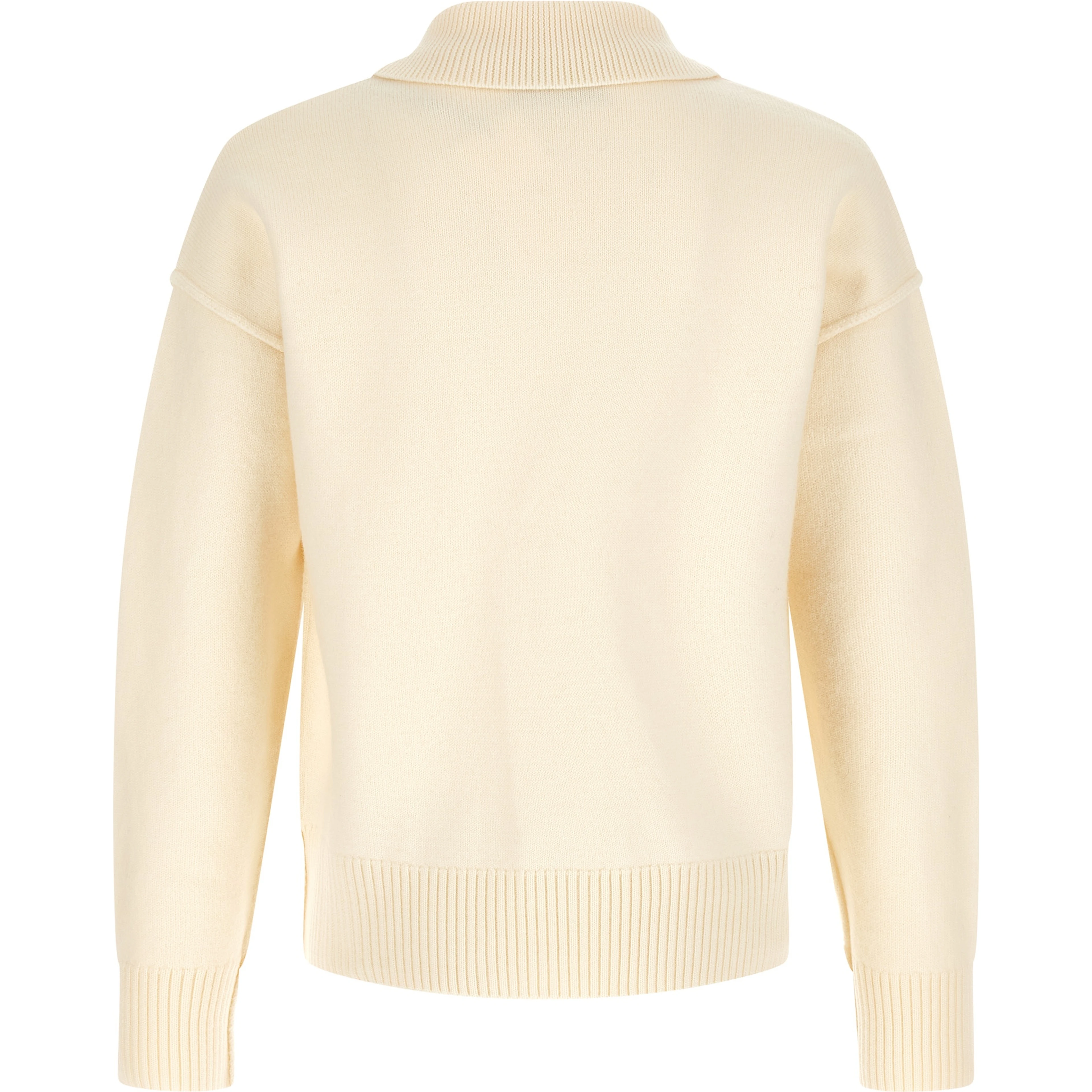Bicolor Wool Polo Shirt