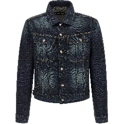 Blue Cotton Denim Jacket