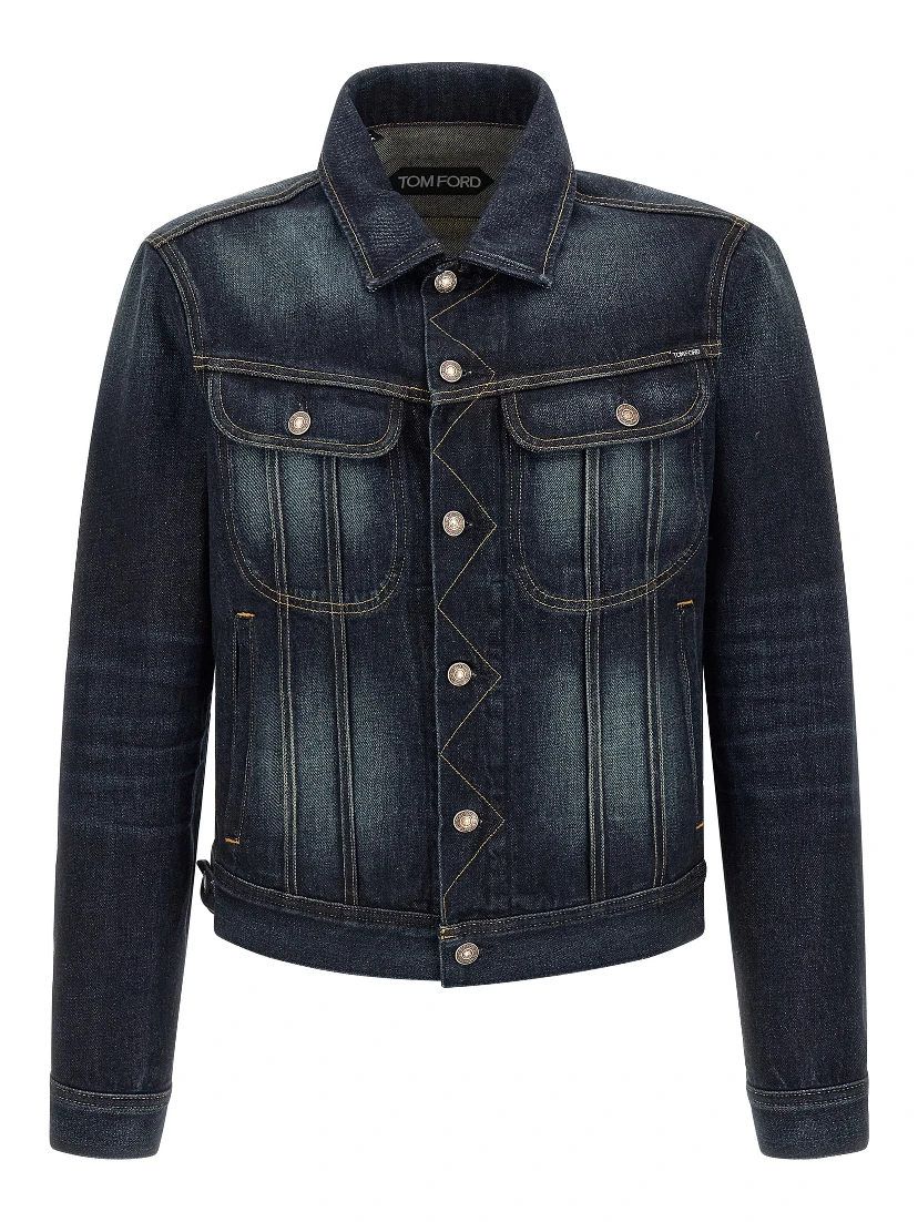 Blue Cotton Denim Jacket