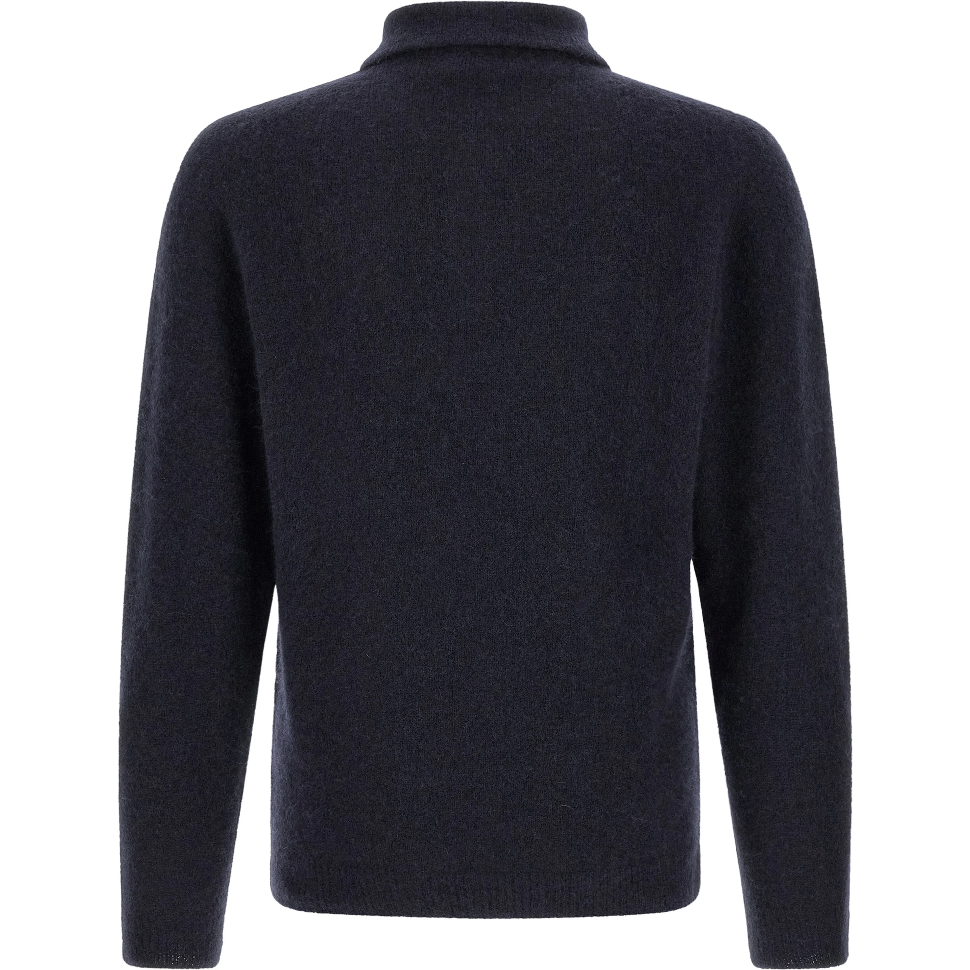 Blue Cashmere Polo Shirt