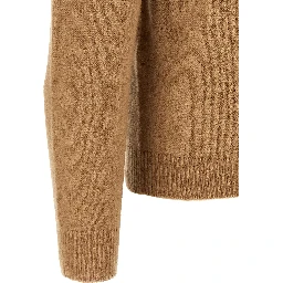 Beige Wool Cardigan