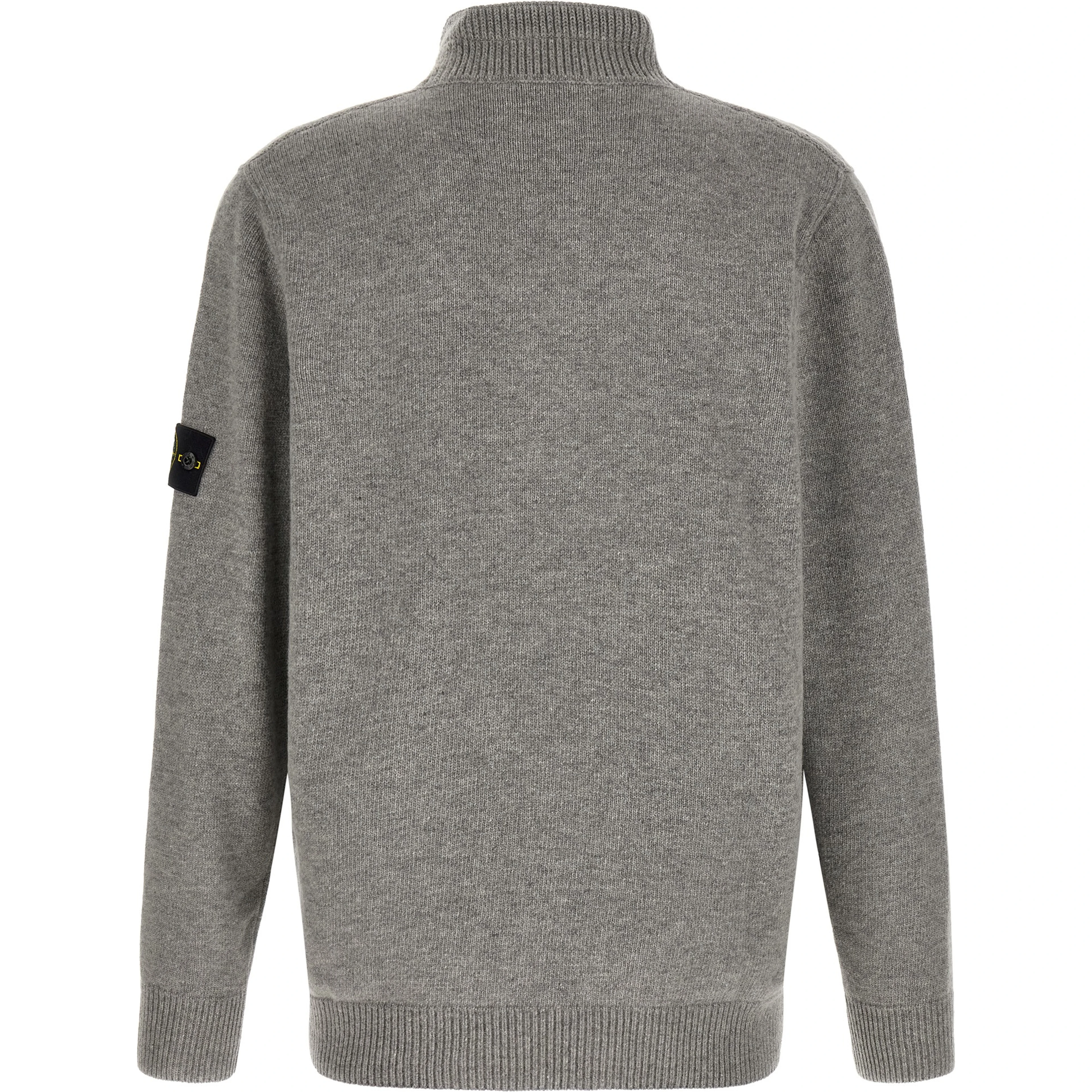 Gray Virgin Wool Cardigan