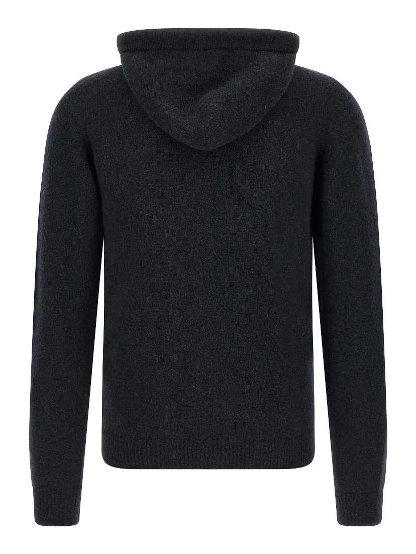 Blue Wool Cardigan