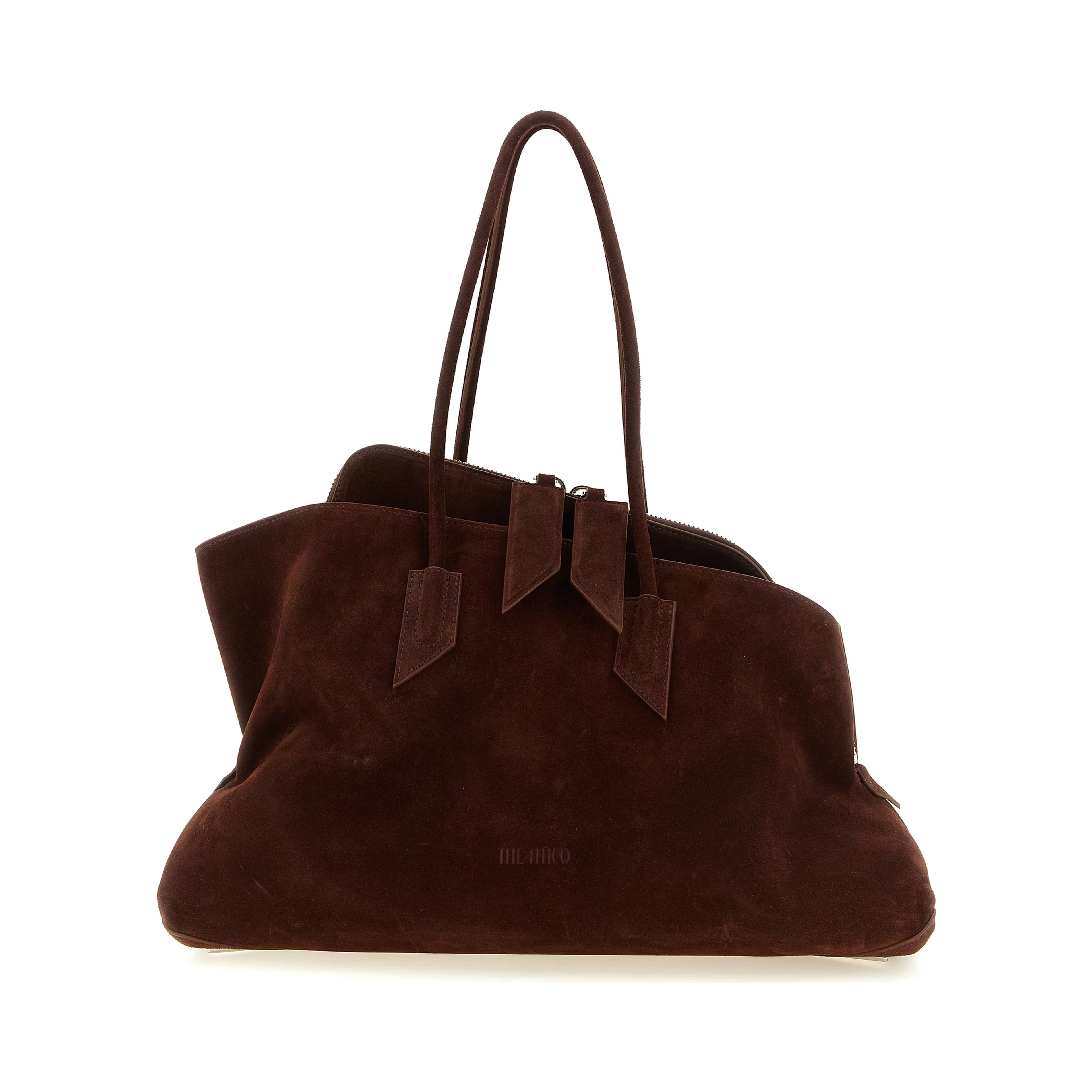 Brown Bovine Leather Shoulder Bag