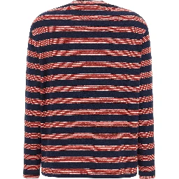 Multicolor Cotton Long Sleeve T-Shirt