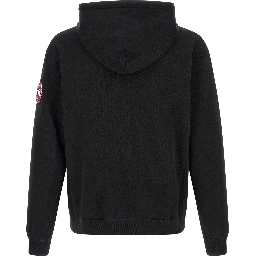 Black Cotton Sweatshirt
