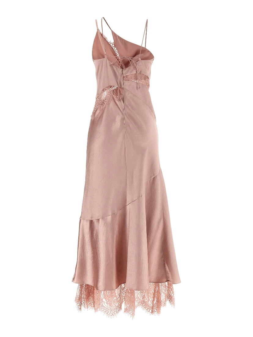 Multicolor Acetate Long Dress