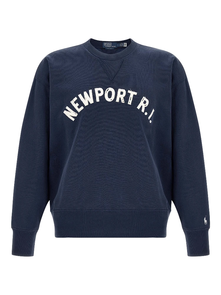Blue Cotton Sweatshirt