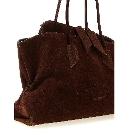 Brown Bovine Leather Shoulder Bag