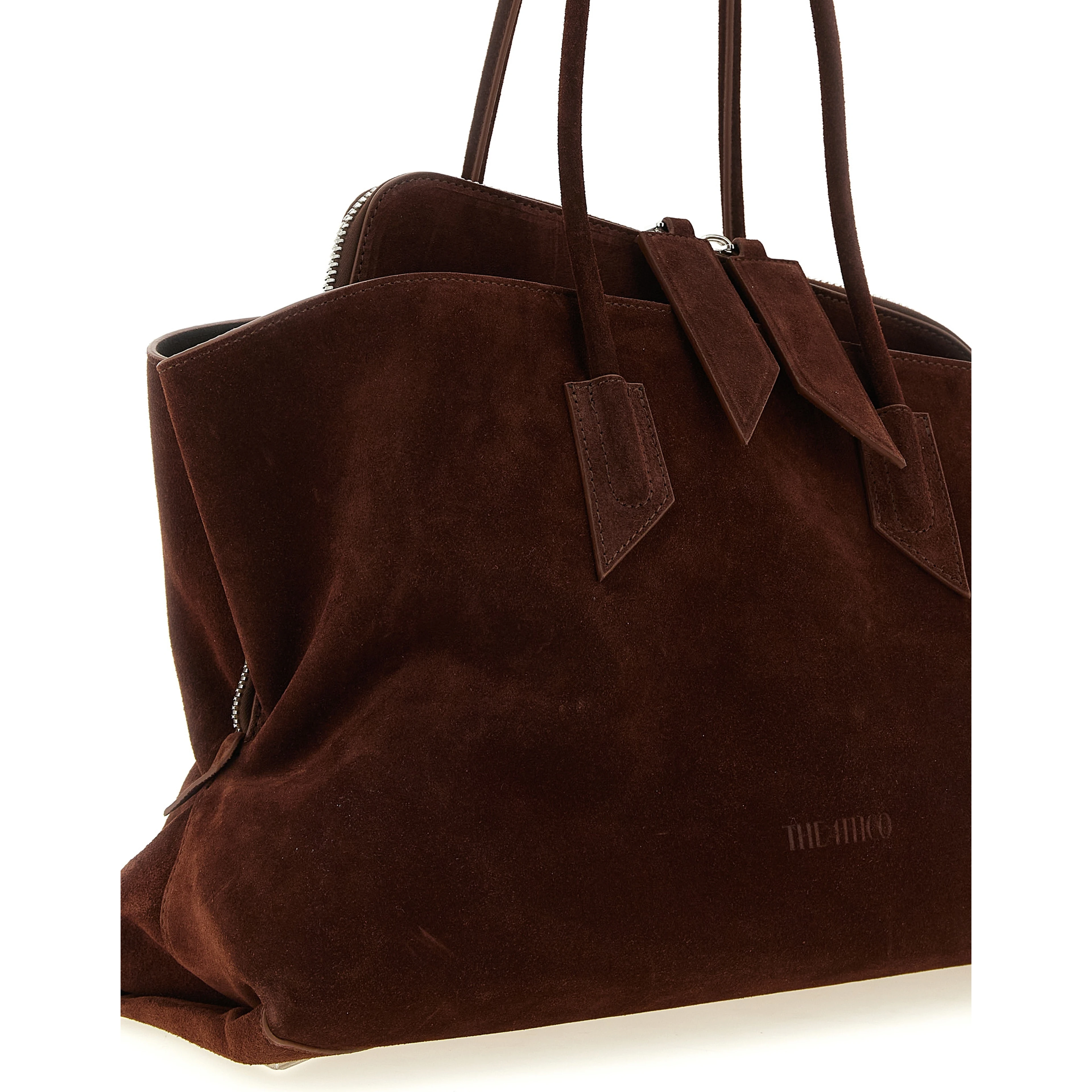 Brown Bovine Leather Shoulder Bag