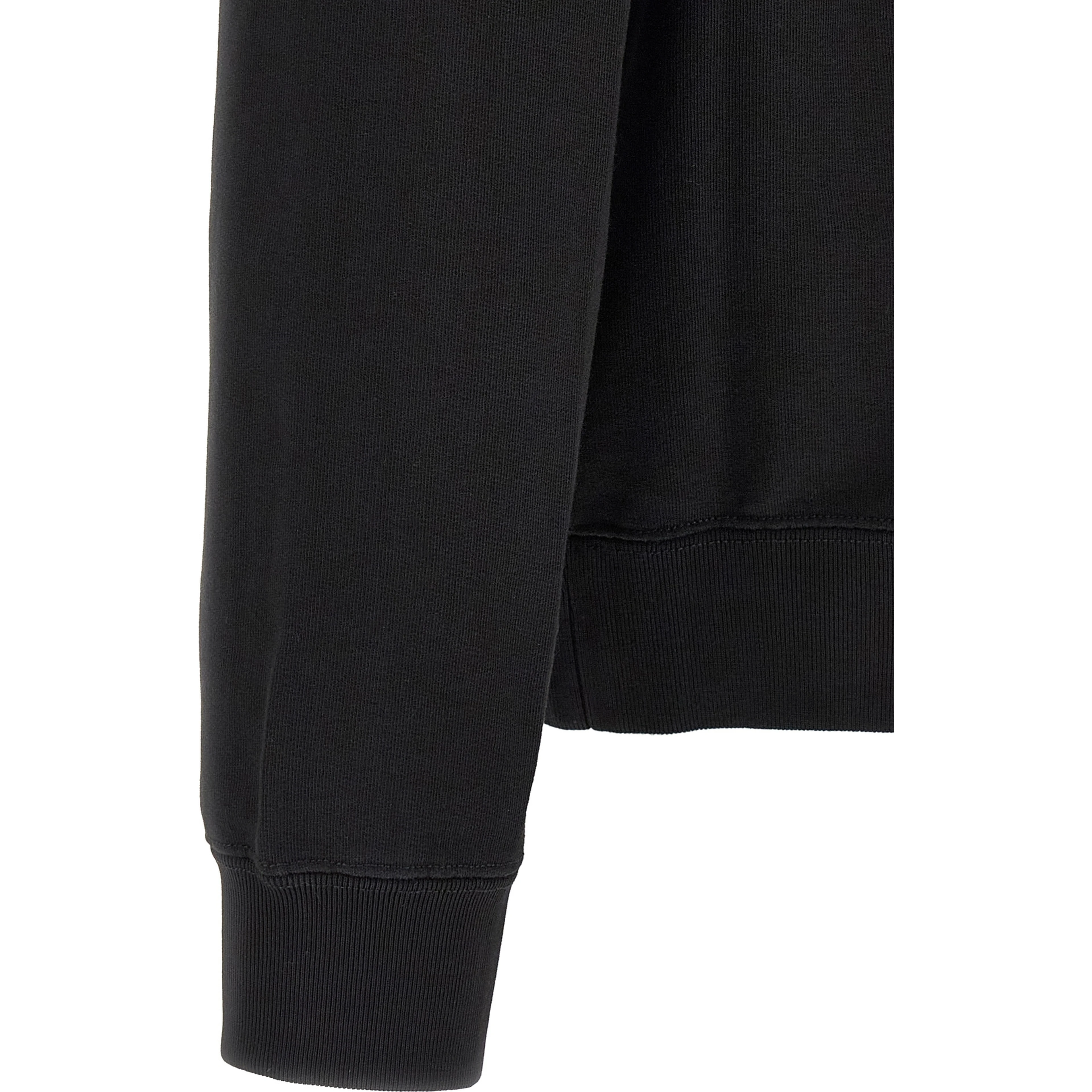 Black Cotton Sweatshirt