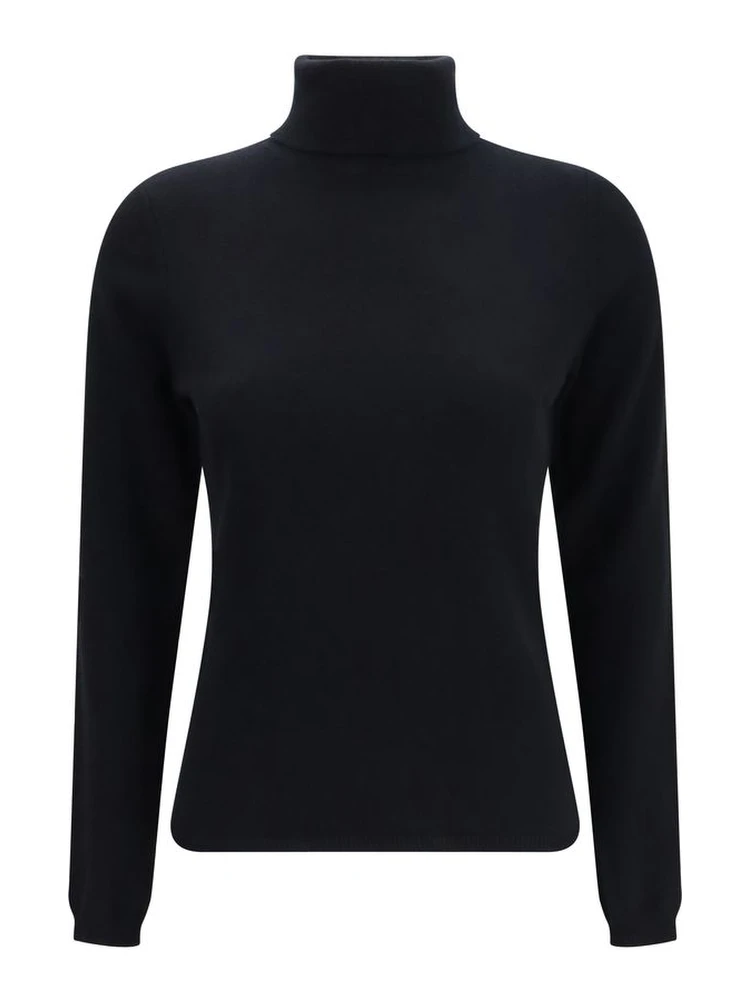 Blue Cashmere Turtleneck