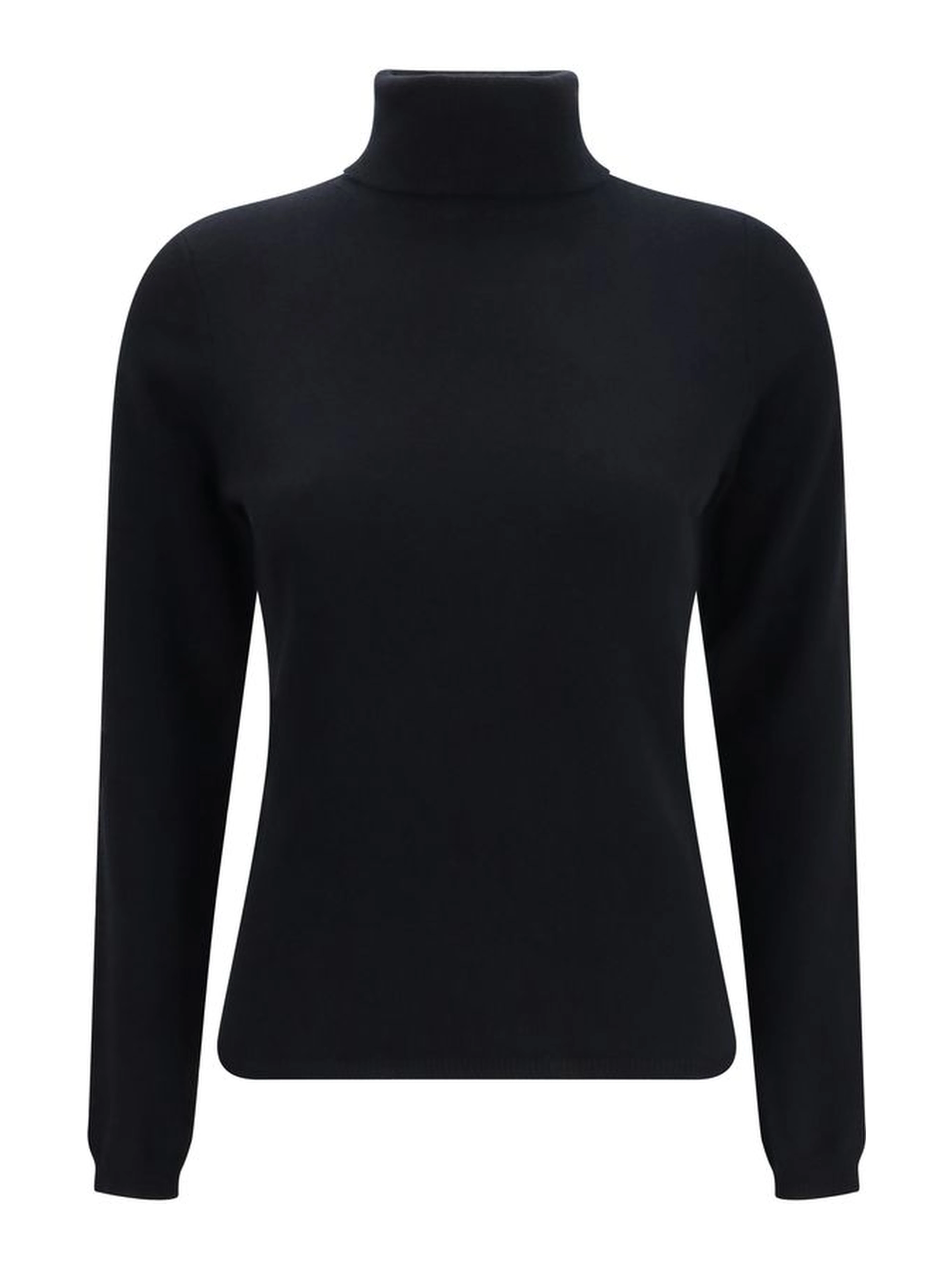 Blue Cashmere Turtleneck