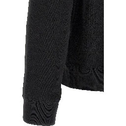 Black Cotton Sweatshirt