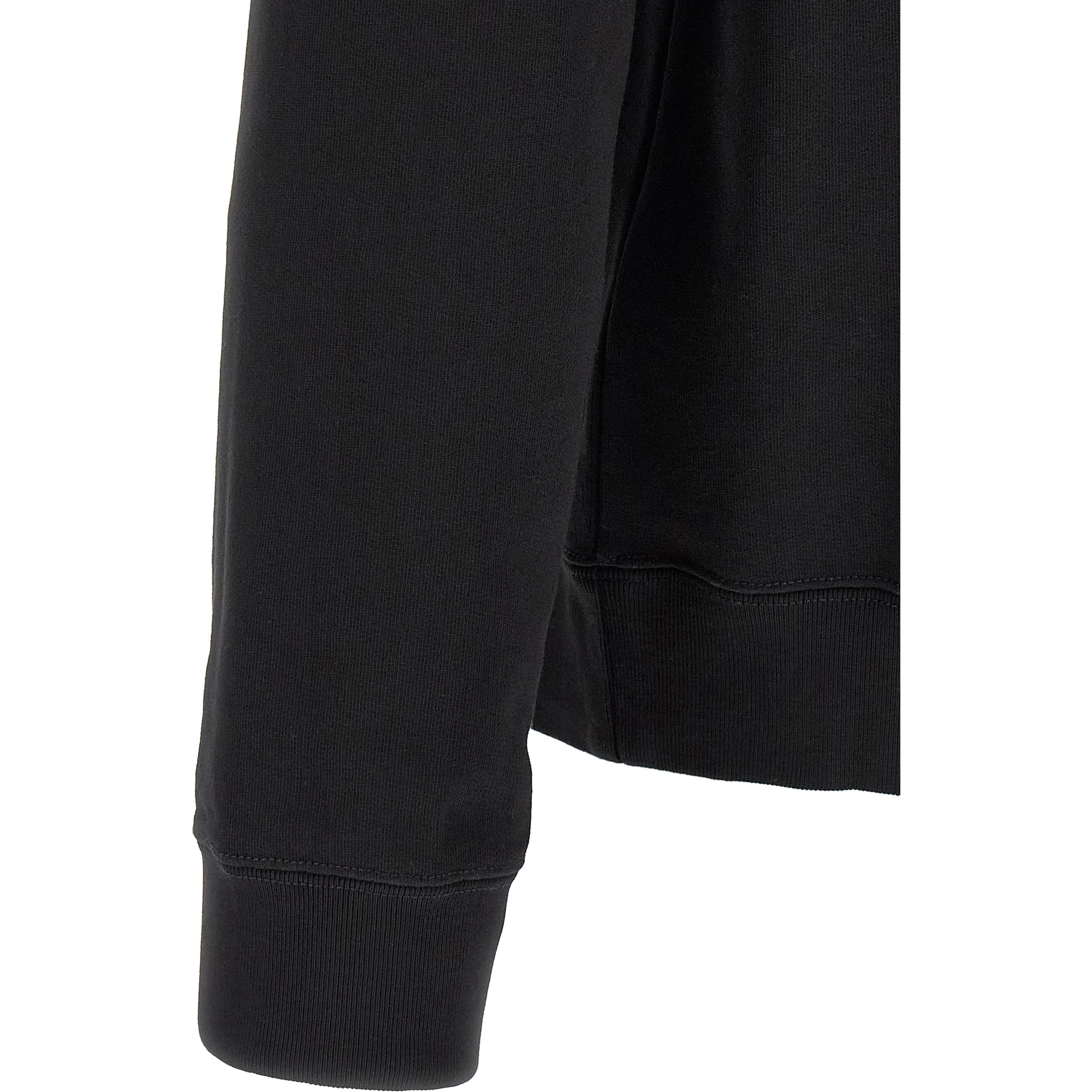 Black Cotton Sweatshirt