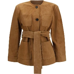 Brown Lamb Leather Leather Jacket