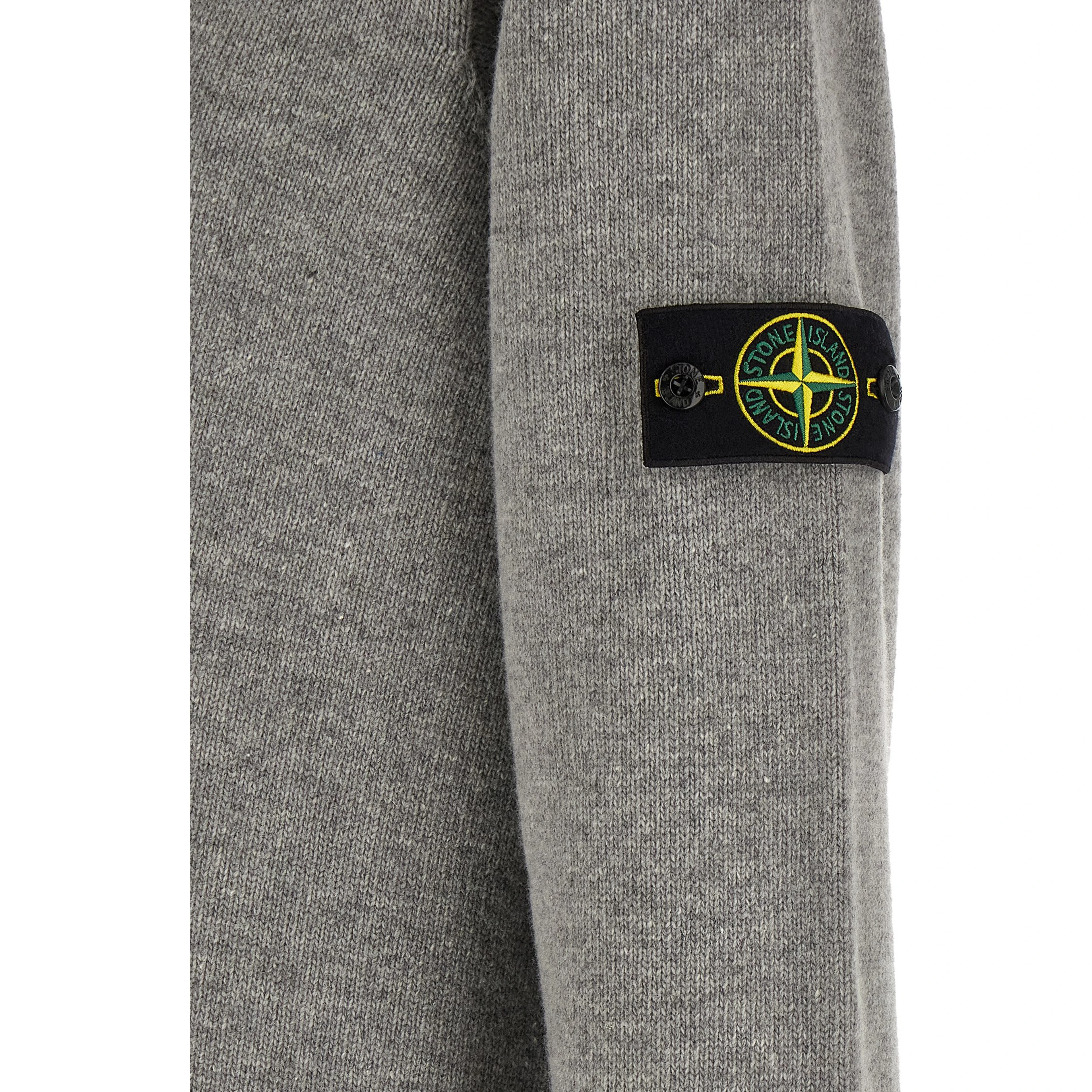 Gray Virgin Wool Cardigan