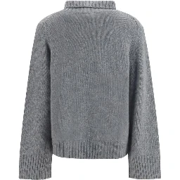 Gray Cashmere Turtleneck