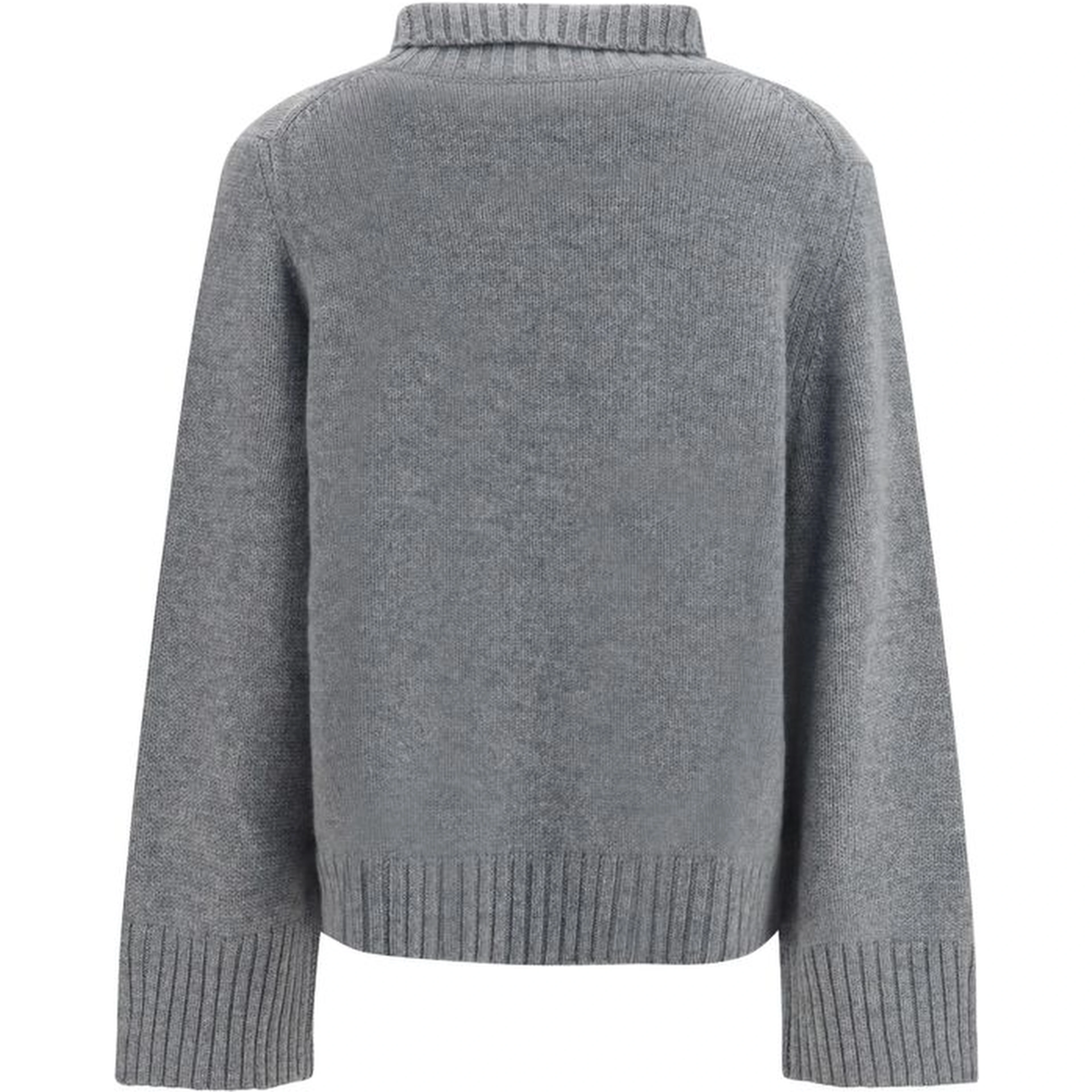 Gray Cashmere Turtleneck