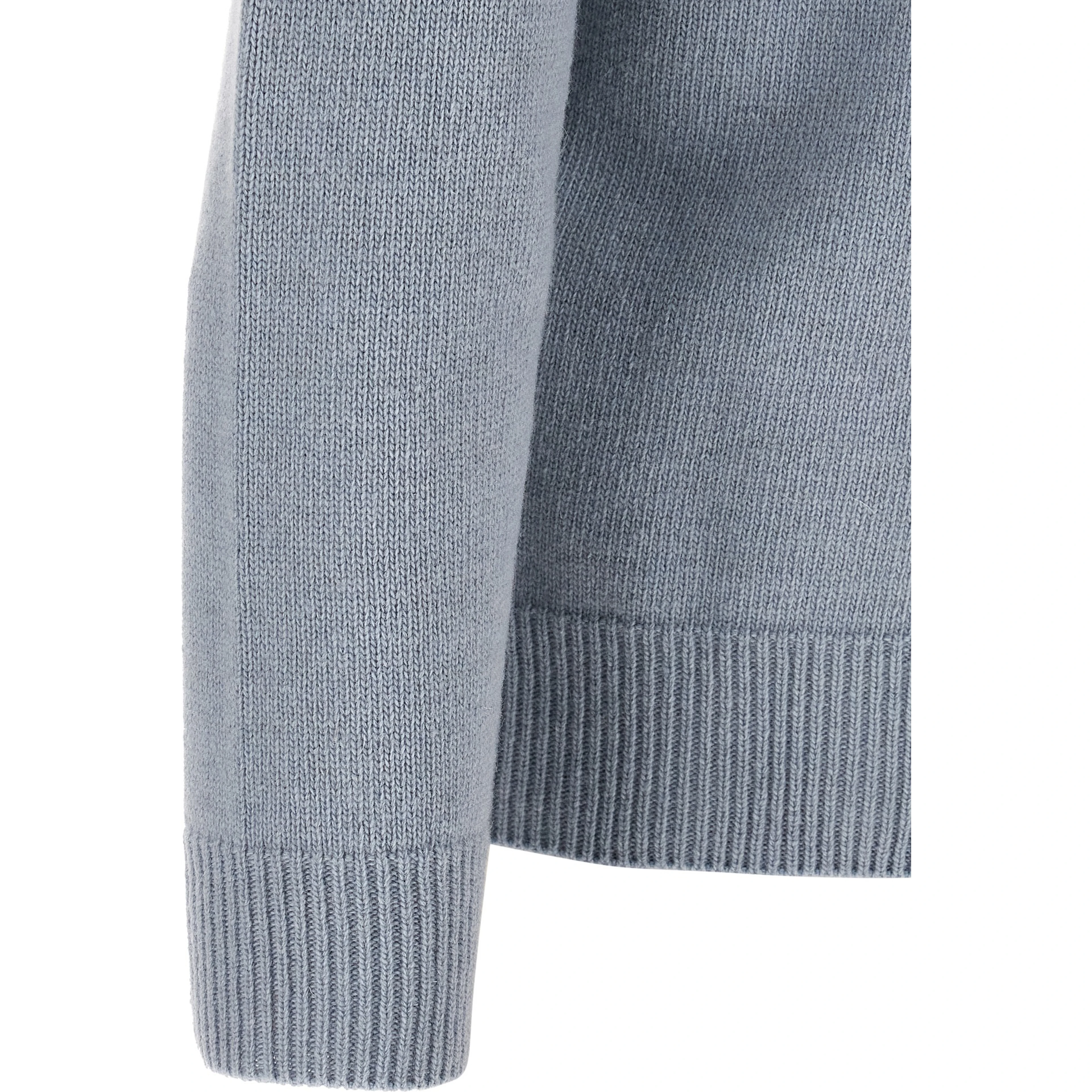 Blue Virgin Wool Cardigan