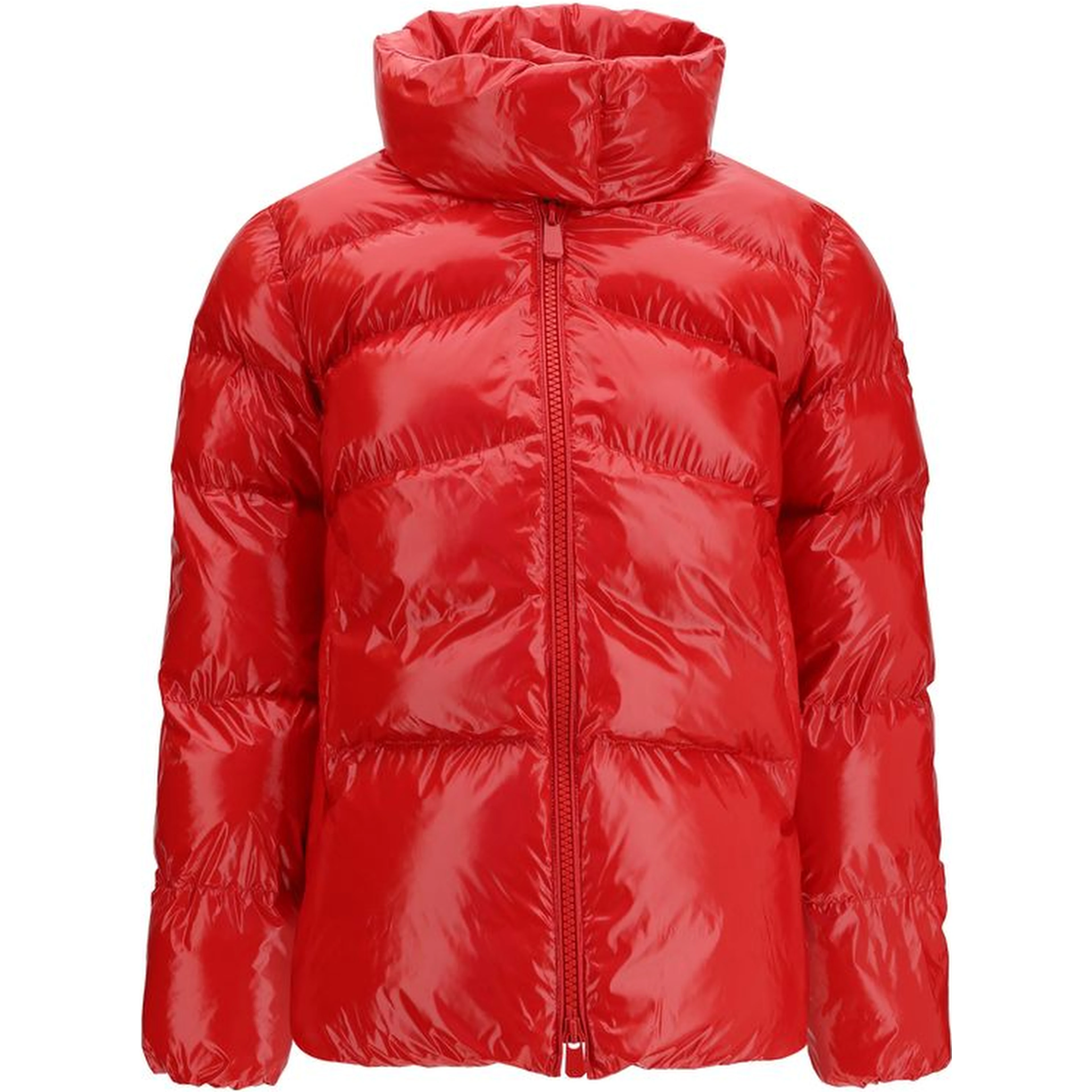 Multicolor Polyamide Full-Length Jacket
