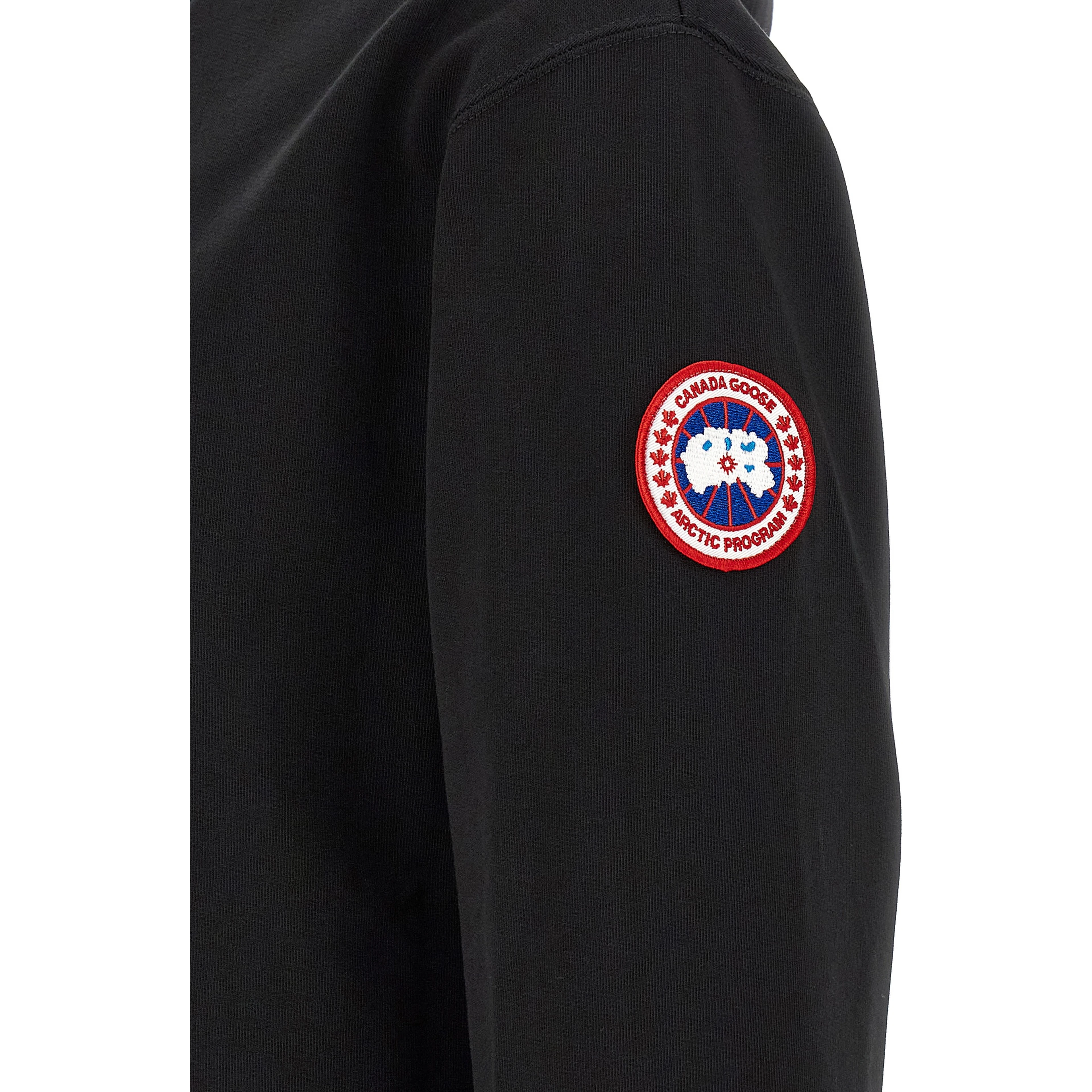 Black Cotton Sweatshirt