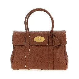 Brown Calfskin Shoulder Bag