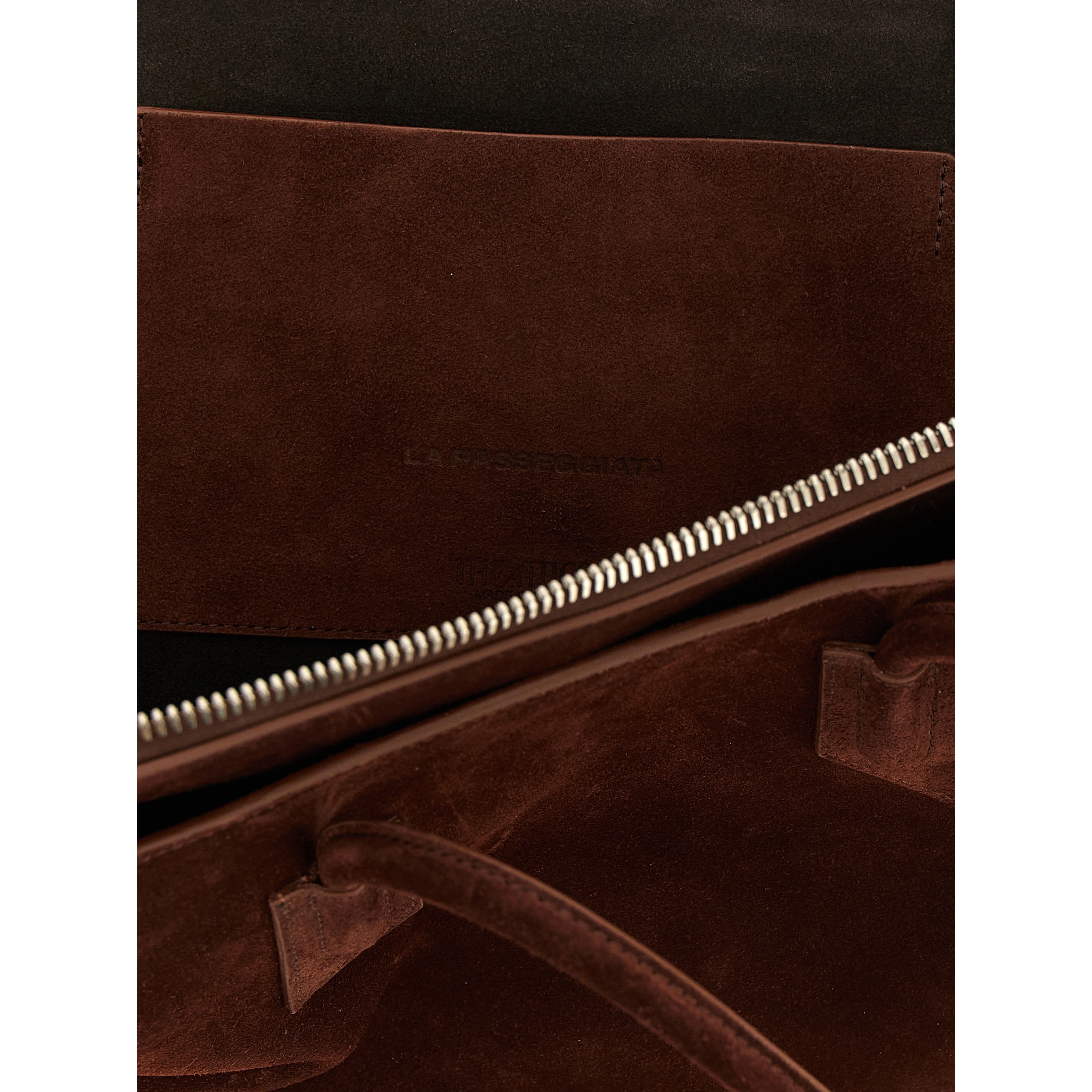 Brown Bovine Leather Shoulder Bag