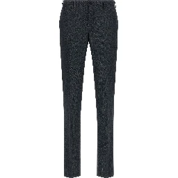 Gray Polyester Two-Piece Suit