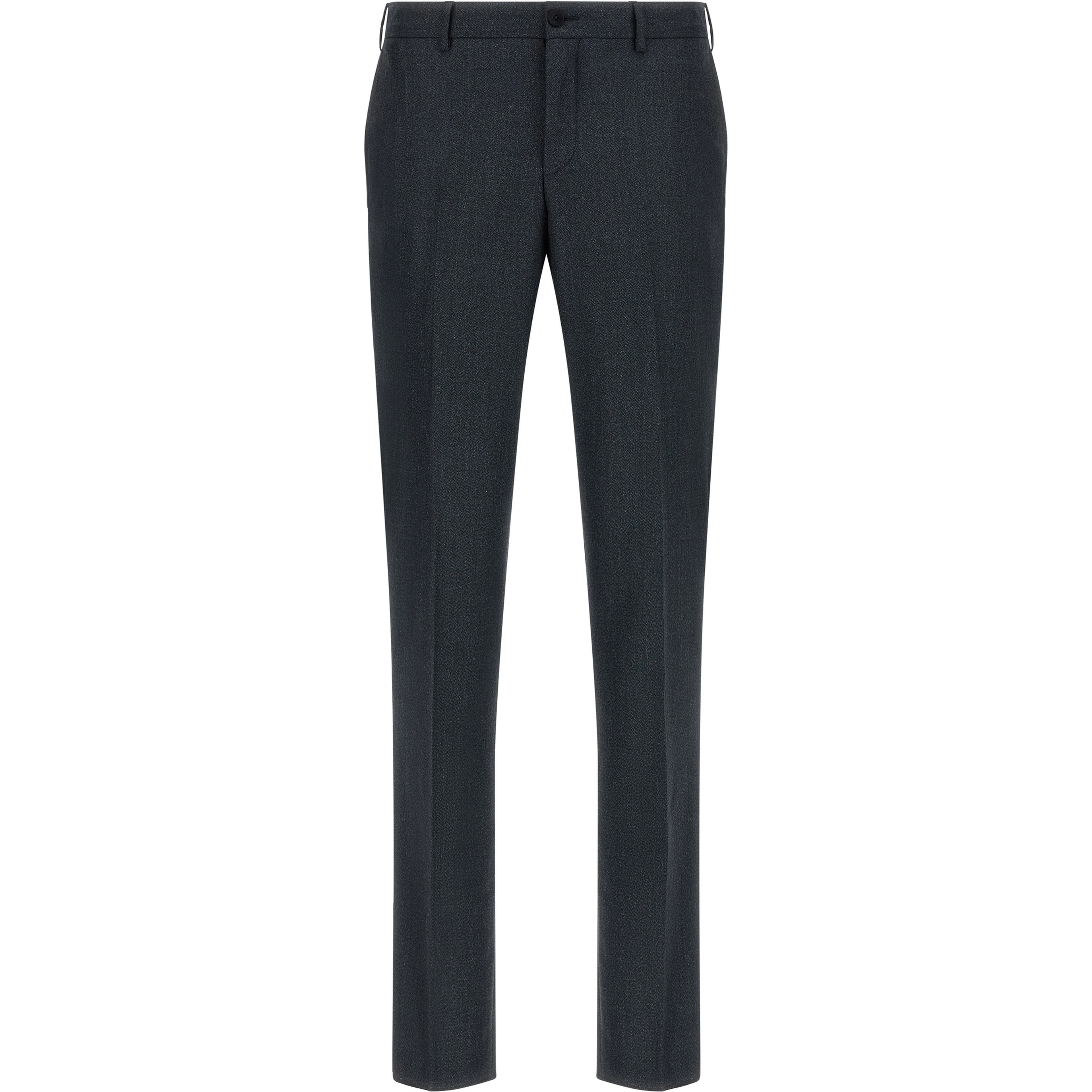 Gray Polyester Two-Piece Suit