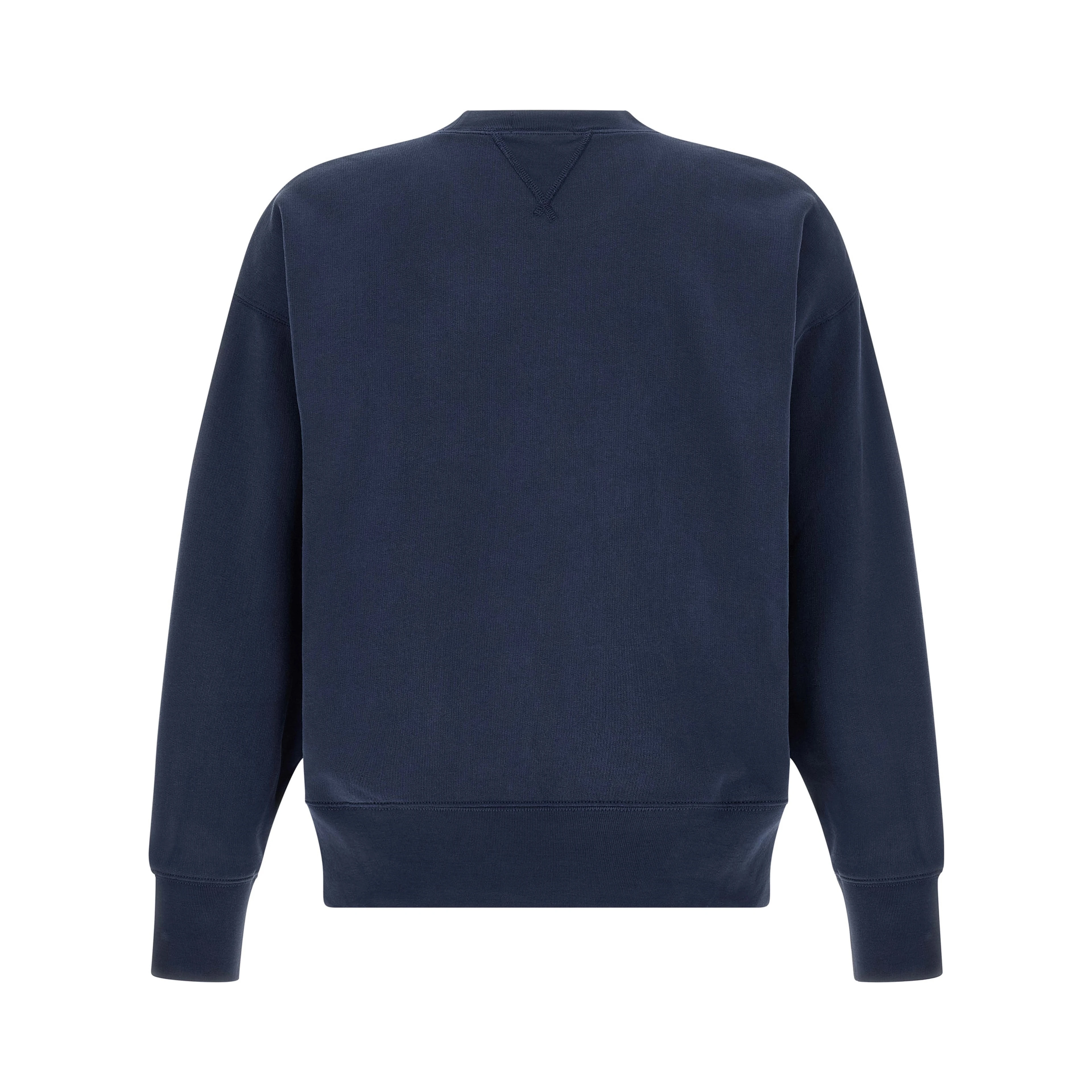 Blue Cotton Sweatshirt