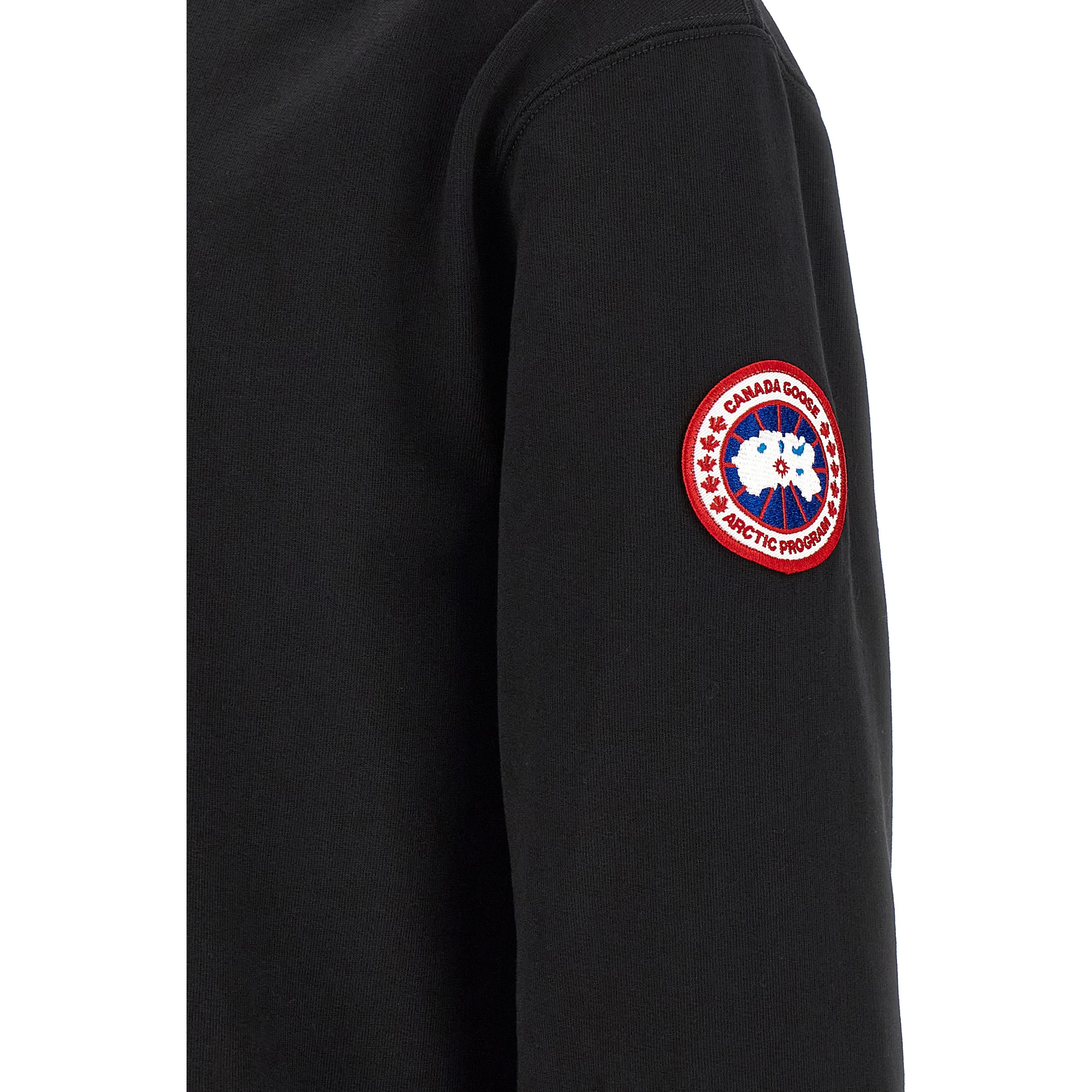Black Cotton Sweatshirt