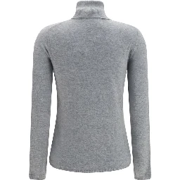 Gray Cashmere Turtleneck